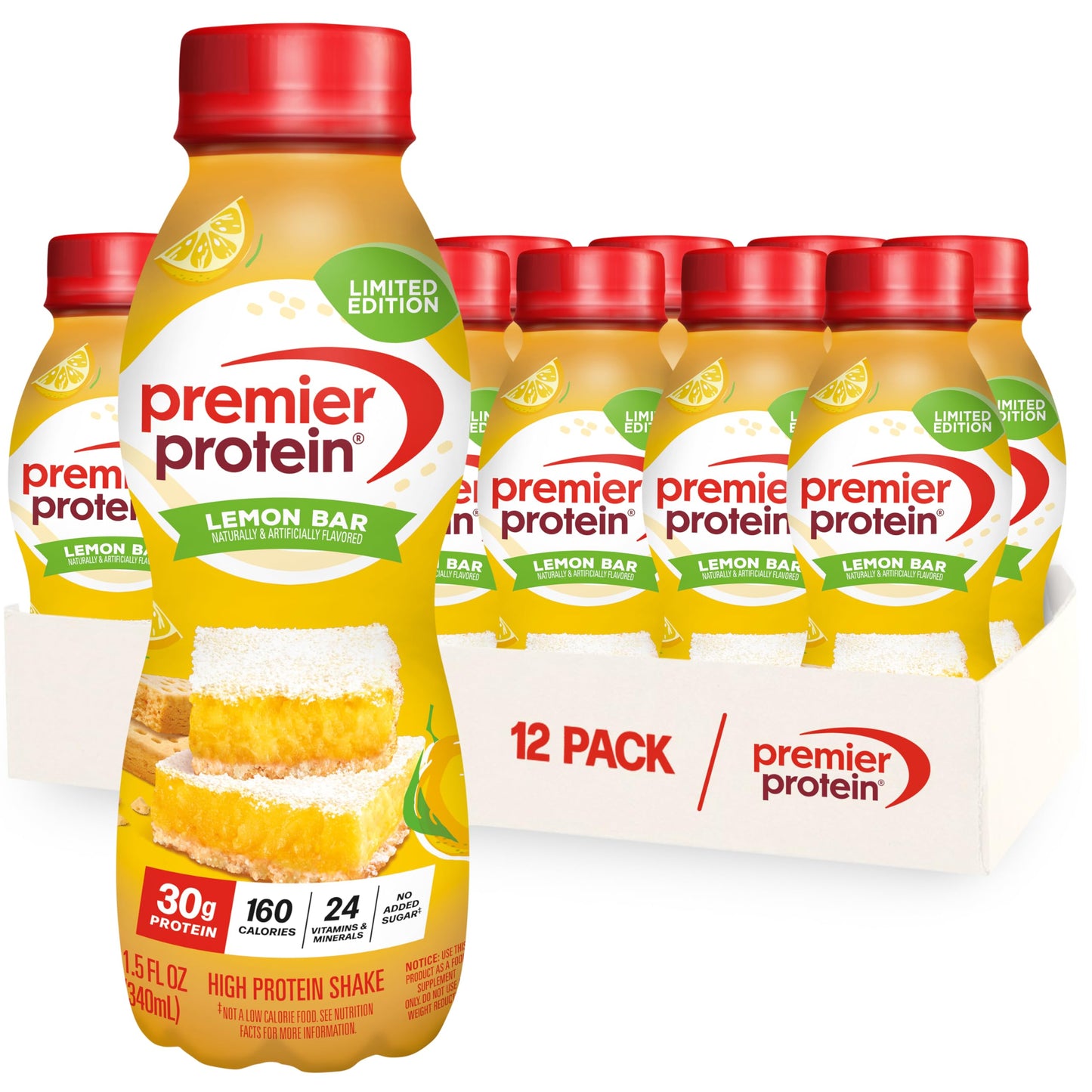 Premier Protein 30g High Protein Shake, Chocolate, 12 Pack | 160 Calories, 24 Vitamins & Minerals, No Added Sugar, Supports Muscle Health, Gluten-Free, 11.5 oz