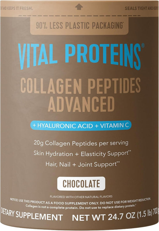 Vital Proteins Collagen Peptides Advanced, Chocolate, 24.7oz