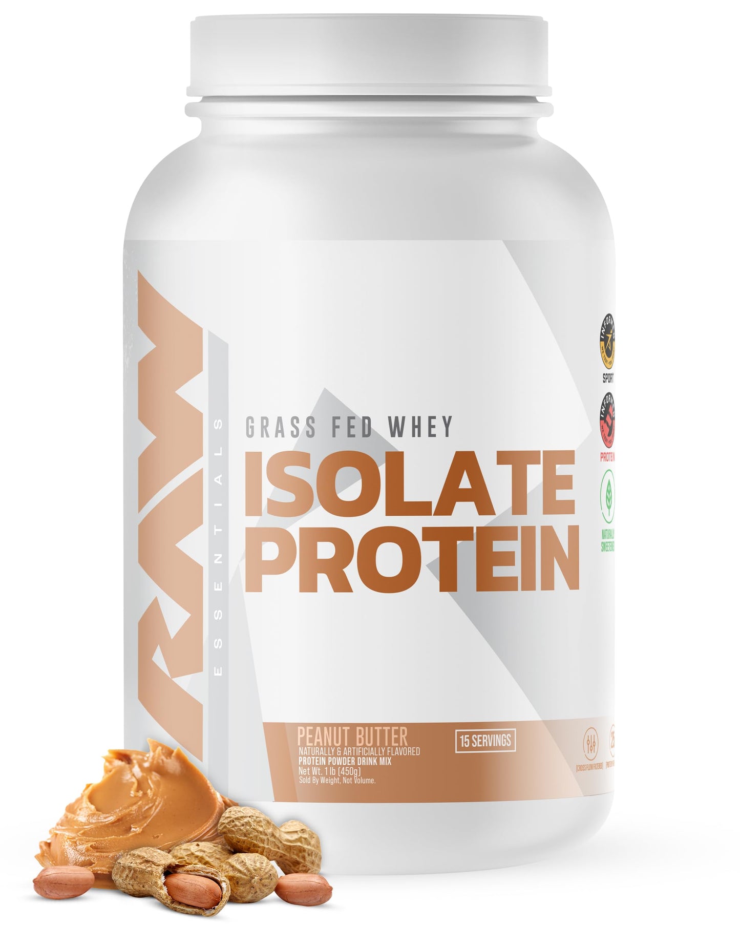 RAW Whey Isolate Protein Powder, Vanilla (CBUM Itholate) - 100% Grass-Fed Sports Nutrition Powder for Muscle Growth & Recovery - Low-Fat, Low Carb, Naturally Flavored - 25 Servings