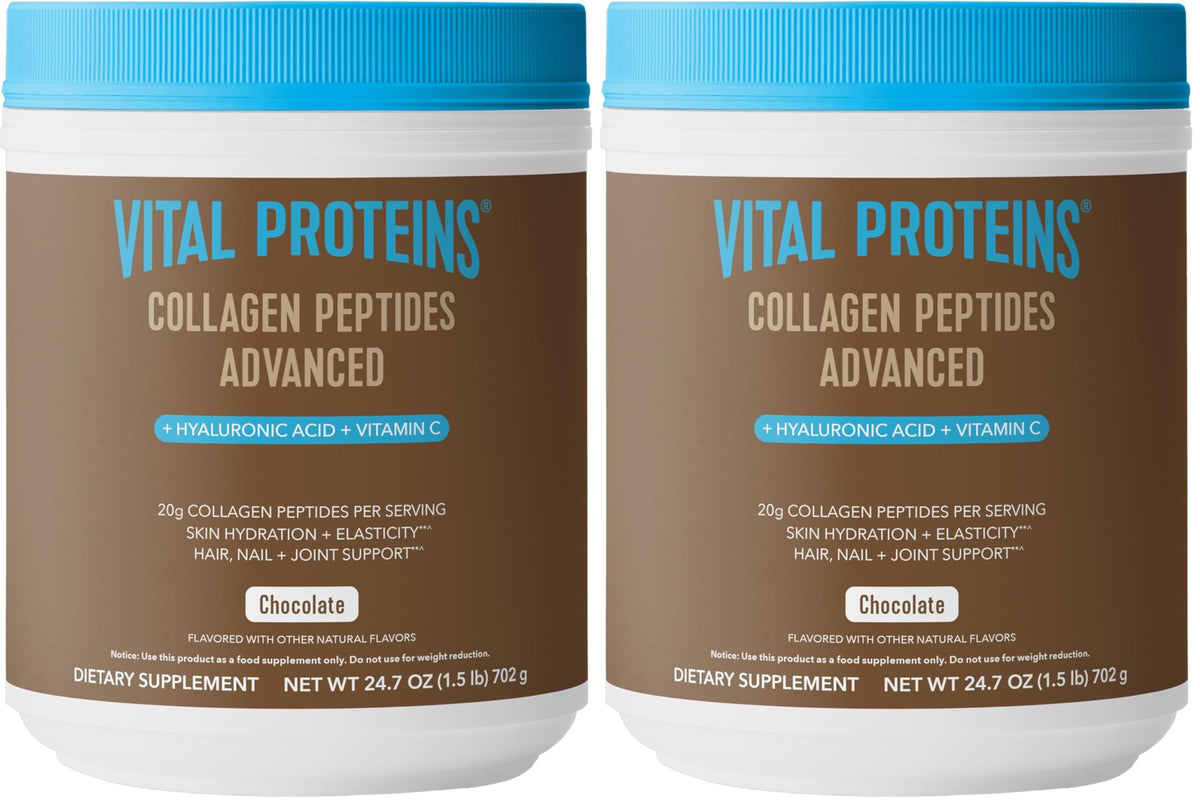 Vital Proteins Collagen Peptides Advanced, Chocolate, 24.7oz
