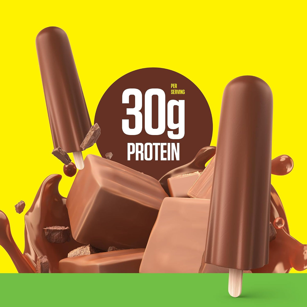 RYSE Protein Shake - Fudgsicle The Original Fudge Pop - 30g Protein Ready to Drink - 160 Calories, Zero Added Sugar, Gluten Free - Smooth & Delicious Nostalgic Flavors - 12 Fl Oz (12 Pack)