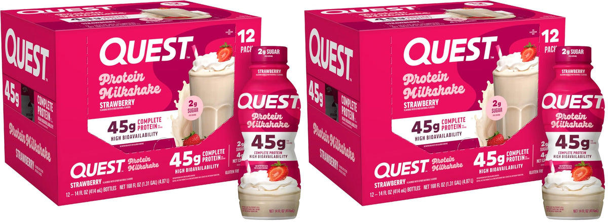 Quest Nutrition Salted Caramel Protein Shake, 45g Protein, 12 Count