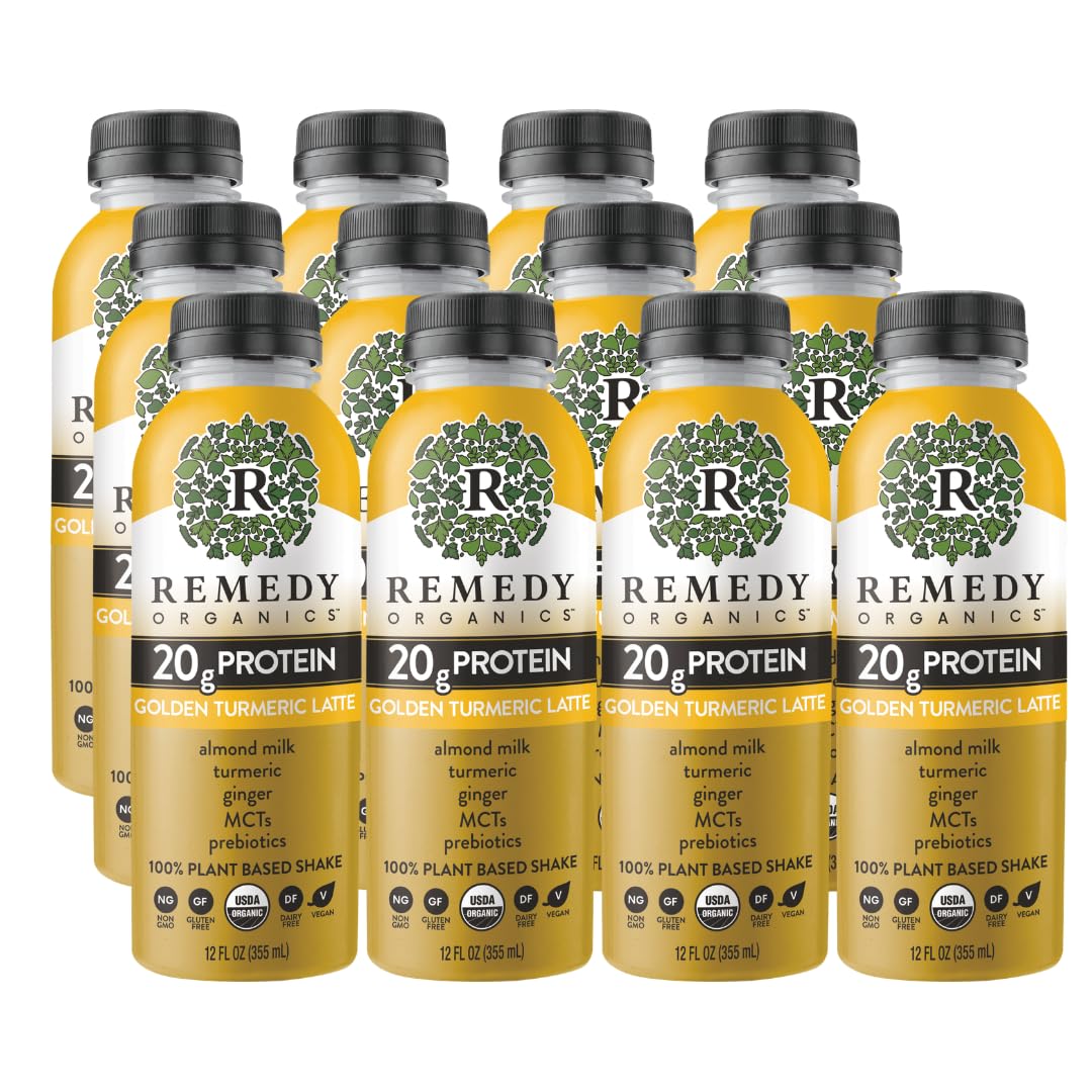 Remedy Organics Variety Assortment Case 10-Pack | Plant Based Protein Shakes, Ready to Drink | USDA Organic, Gluten Free, Dairy Free, Soy Free