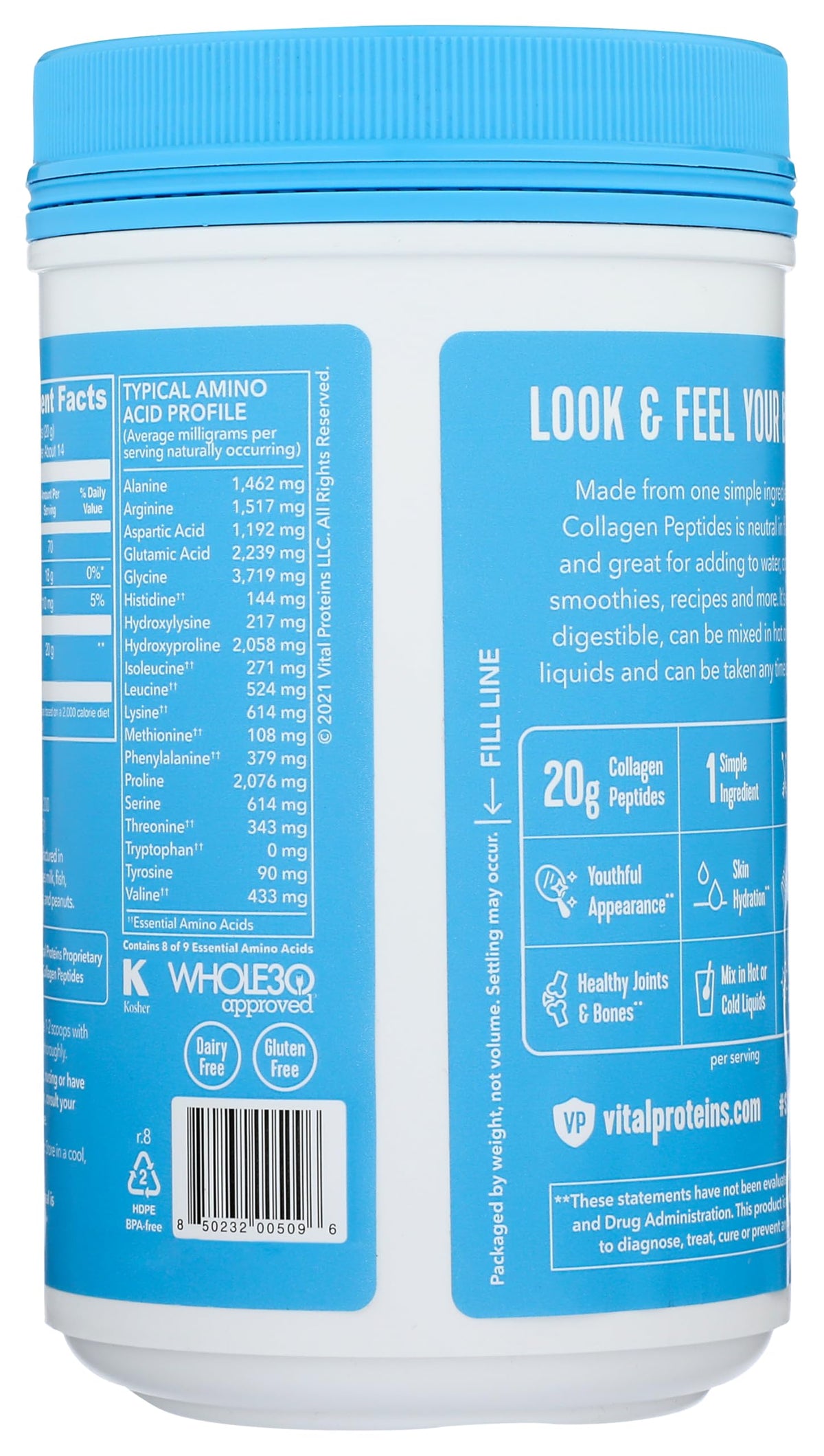 Vital Proteins Collagen Peptides Advanced, Chocolate, 24.7oz