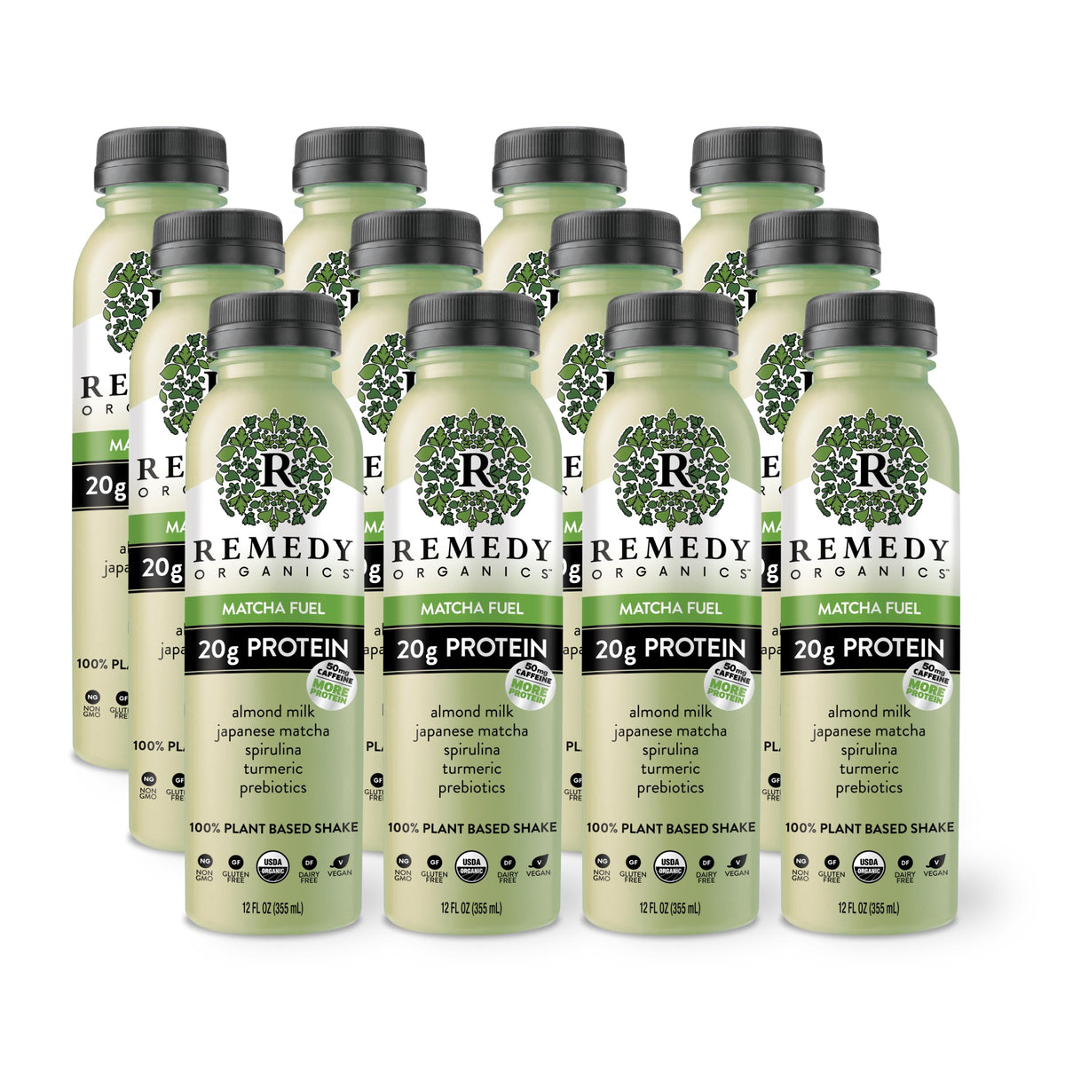 Remedy Organics Variety Assortment Case 10-Pack | Plant Based Protein Shakes, Ready to Drink | USDA Organic, Gluten Free, Dairy Free, Soy Free