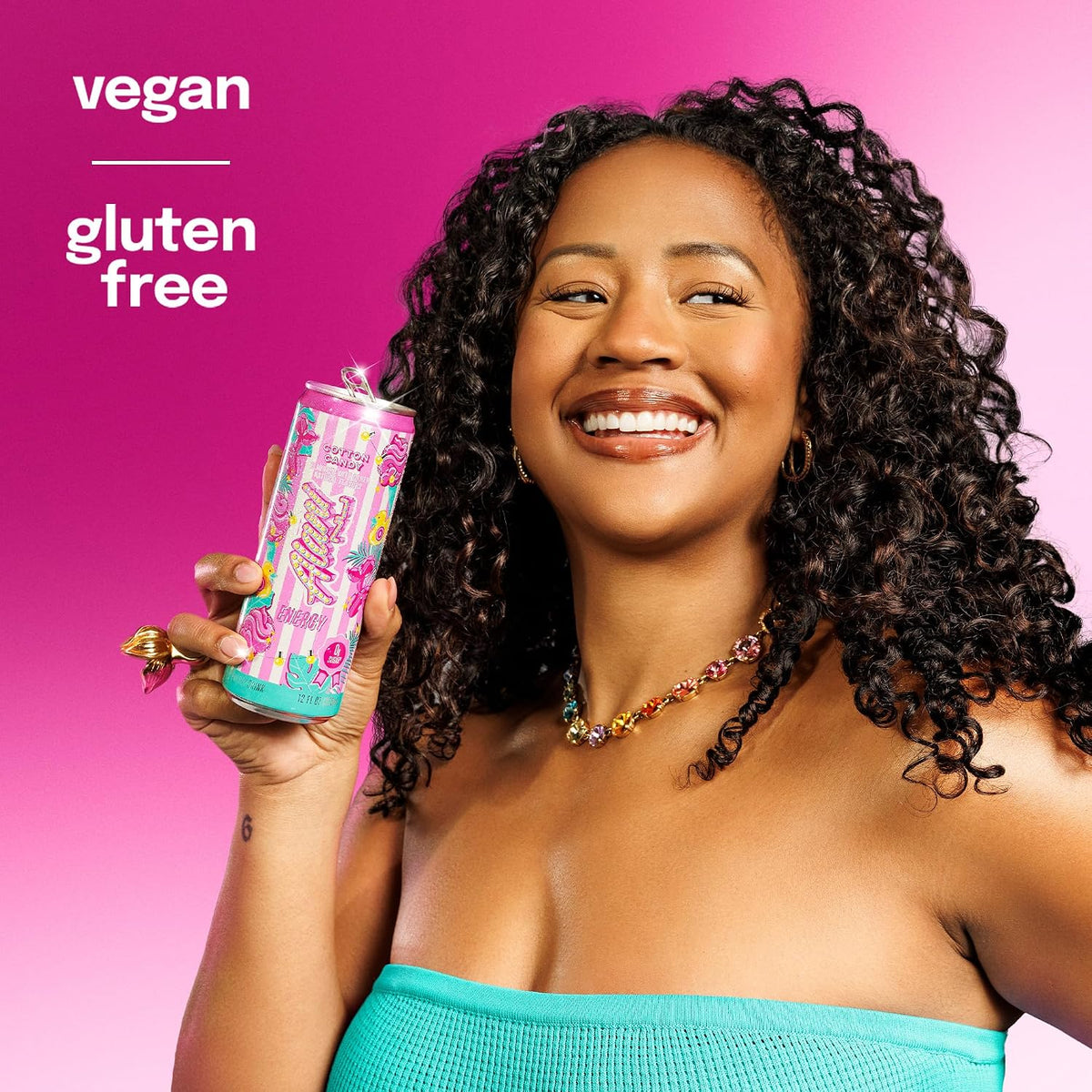 Alani Nu Cotton Candy Sugar Free Energy Drink (Pack of 12)